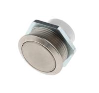 48m-510n ITW Switches 48M Series Push Button Switch, Momentary, Panel Mount, 19.43mm Cutout, SPST, Clear LED, 48V dc, IP67