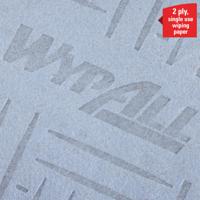 7277 Kimberly Clark WypAll Rolled Blue Paper Towel, 380 x 195mm, 2-Ply, 400 Sheets