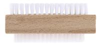 207-6560 Cottam Hard Bristle White Scrubbing Brush, Nylon bristle material