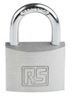 827-4410 RS PRO Key Aluminium Safety Padlock, 6mm Shackle, 40mm Body