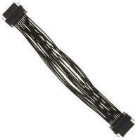 sfsd-10-28-h-0500-dr-nds Samtec 10 Way Female Tiger Eye SFSD to 20 Way Female Tiger Eye SFSD Wire to Board Cable, 120mm