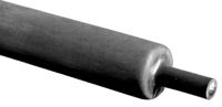 137-413 RS PRO Adhesive Lined Halogen Free Heat Shrink Tubing, Black 12mm Sleeve Dia. x 100cm Length 3:1, 4:1 Ratio