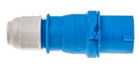 2126 Bals IP44 Blue Cable Mount 2P + E Industrial Power Plug, Rated At 16A, 230 V