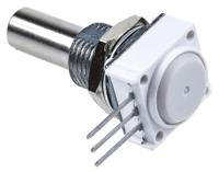 14910f0gjsx10253ka Vishay 149 25kΩ Rotary Potentiometer 1-Gang, Panel Mount (Through Hole), 14910F0GJSX10253KA