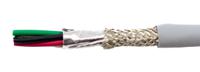 78324-sl005 Alpha Wire Ecogen Ecocable Mini Control Cable, 4 Cores, 0.24 mm² 24 AWG, Screened, 30 m, Grey Modified Polyphenylene