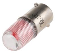 212-317 RS PRO Red LED Indicator Lamp, 24V dc, BA9s Base, 11mm Diameter, 40mcd