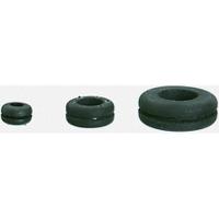 01070024010 SES Sterling DK Black PVC 14mm Cable Grommet for Maximum of 7mm Cable Dia.