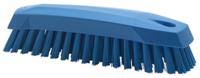 35873 Vikan Medium Bristle Blue Scrubbing Brush, 20mm bristle length, Polyester bristle material