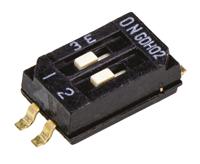 gdh02s04 TE Connectivity 2 Way Surface Mount DIP Switch DPST