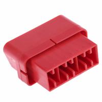 12110252 Delphi, Metri-Pack OBD II Automotive Connector Plug Red Cable Mount 16 Way, Crimp Termination