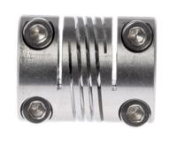 721162020 Huco Beam Coupling, 16mm Outside Diameter, 5mm Bore, 20.3mm Length Coupler