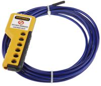 cablok5bl Martindale 6-Lock Lockout Cable, 9mm Attachment