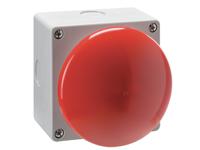 lp9s11r Lovato LP9 Series Push Button Complete Unit, 1 NO + 1 NC
