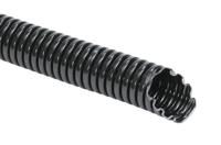169-22100-iws10-pa6 HellermannTyton Flexible Conduit, 10mm Nominal Diameter, Plastic, Black