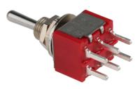 401-692 RS PRO Toggle Switch, PCB Mount, On-Off-On, DPDT, Through Hole Terminal, 120 ac/dc, 28V ac/dc