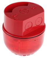 psc-0013 Klaxon Sonos Series Red Sounder Beacon, 17 → 60 V dc, Wall Mount, 106dB at 1 Metre