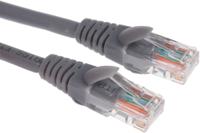 557-503 RS PRO, 0.5m Cat5e, Grey RJ45 to Male RJ45 Male, U/UTP Unshielded, Terminated LSZH Sheath