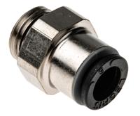 3101-06-60 Legris LF3000 Series Straight Threaded Adaptor, M10 Male to Push In 6 mm, Threaded-to-Tube Connection Style