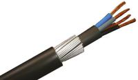 20147069 Prysmian 10 mm² 4 Core Power Cable, Black Low Smoke Zero Halogen (LSZH), 50m