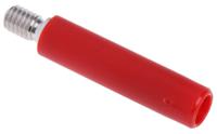 231033-22 Staubli Red Female Banana Socket, 4 mm Connector, Screw Termination, 32A, 600V, Nickel Plating