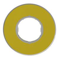 zby9120 Schneider Electric 3D Marked Legend Plate for Use with Emergency Stop Mushroom Head Push Button, Arrêt d'urgence,