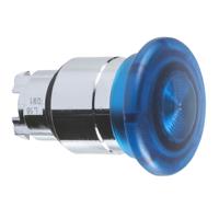 zb4bw663 Schneider Electric Harmony XB4 Series Blue Illuminated Latching Push Button Head, 22mm Cutout, IP66, IP69K