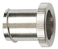 166-31803-pcs20-ei-npb-ml HellermannTyton End Insert, Conduit Fitting, 20mm Nominal Size, M20, Brass, Silver IP65 rating