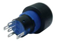175-8260 RS PRO Illuminated Push Button Switch, Momentary, Panel Mount, 22.2mm Cutout, SPDT, Blue LED, 250V ac, IP65