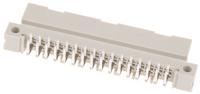 384265-384265-e ERNI ERNIPRESS 32 Way 2.54mm Pitch, Type B/2 Class C1, C2, 2 Row, Right Angle DIN 41612 Connector, Plug