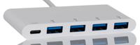 192-4708 RS PRO 4 Port USB 3.0 USB C  Hub, USB Powered