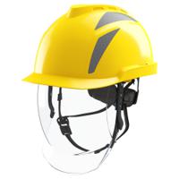 gvf2a-c0a000g-000 MSA Safety V-Gard 950 Class 1 Yellow Safety Helmet with Chin Strap, Adjustable