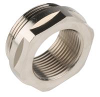 52104573 Lapp Cable Gland Adaptor, M32 Exterior Thread, M25 Interior Thread, Nickel Plated Brass, SKINDICHT Series