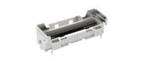 g991c312hr Amphenol Communications Solutions G991C312 Series Receptacle Edge Connector, PCB, 124-Contacts, 0.6mm Pitch, 1-Row