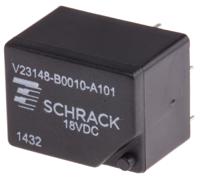 1-1393204-4 TE Connectivity PCB Mount Power Relay, 18V dc Coil, 7A Switching Current, SPDT