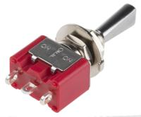 734-7000 RS PRO Toggle Switch, Panel Mount, On-Off-On, SPDT, Solder Terminal