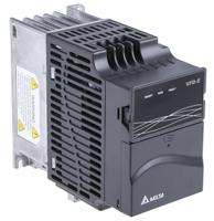 vfd007e21t Delta Electronics Inverter Drive, 0.75 kW, 1 Phase, 230 V ac, 5.1 A, 9.7 A, VFD-E Series
