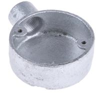 228-889 RS PRO Terminal Box, Conduit Fitting, 20mm Nominal Size, M4, Steel