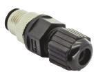 1838277-2 TE Connectivity Circular Connector, 4 Contacts, Cable, M12 Connector, Plug, Male, IP67, M12 Series