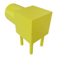 smpm-pf-p-hf-ra-th-1 Samtec SMPM Series, Plug Through Hole SMPM Connector, 50Ω, Solder Termination, Right Angle Body