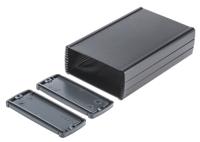 tekal-2229 Teko Tekal Series Black Aluminium Enclosure, Grey Lid, 145 x 85.8 x 36.9mm