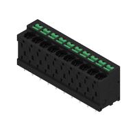 2913790000 Weidmüller OMNIMATE4.0 Series PCB Terminal, 10-Contact, 5mm Pitch, PCB Mount, 1-Row, Snap In Termination