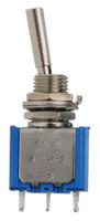 5636a9 APEM Toggle Switch, Panel Mount, On-On, SPDT, Solder Terminal