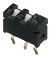 sip-02tv Apem 2 Way PCB SIP Switch SPST