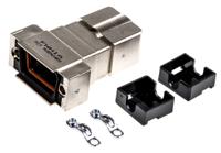 fwh1a-1731100248 FCT from Molex FWH Series ABS D Sub Backshell, 9 Way, Strain Relief