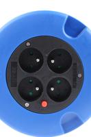 768-4456 RS PRO 5m 4 Socket Type E - French Cable Reel Cassette Reel, 230 V ac