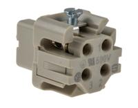 09200032711 HARTING Heavy Duty Power Connector Insert, 10A, Female, Han A Series, 3 Contacts