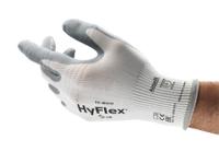 11800090 Ansell HyFlex 11-800 White Nylon Nylon Glove, Size 9, Nitrile Coating