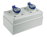 6711623 Scame IP44 Blue Surface Mount Socket, Rated At 16A, 200 → 250 V