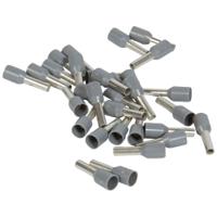 037766 Legrand, 0377 Insulated Ferrule, 8mm Pin Length, 2.6mm Pin Diameter, Grey
