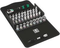 05003755001 Wera 42-Piece Metric 1/4 in Standard Socket/Bit Set with Ratchet, 6 point; Hex Bit; Phillips Bit; Pozidriv Bit; Slotted